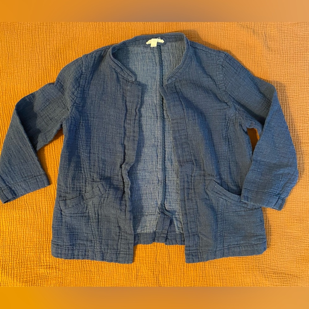 EILEEN FISHER LINEN BLAZER